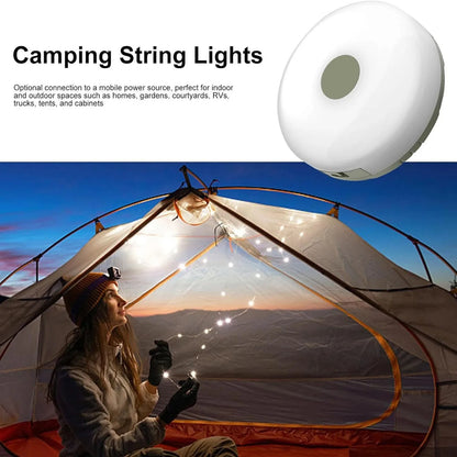 Luces de Camping 2 en 1 Impermeables y Portátiles USB